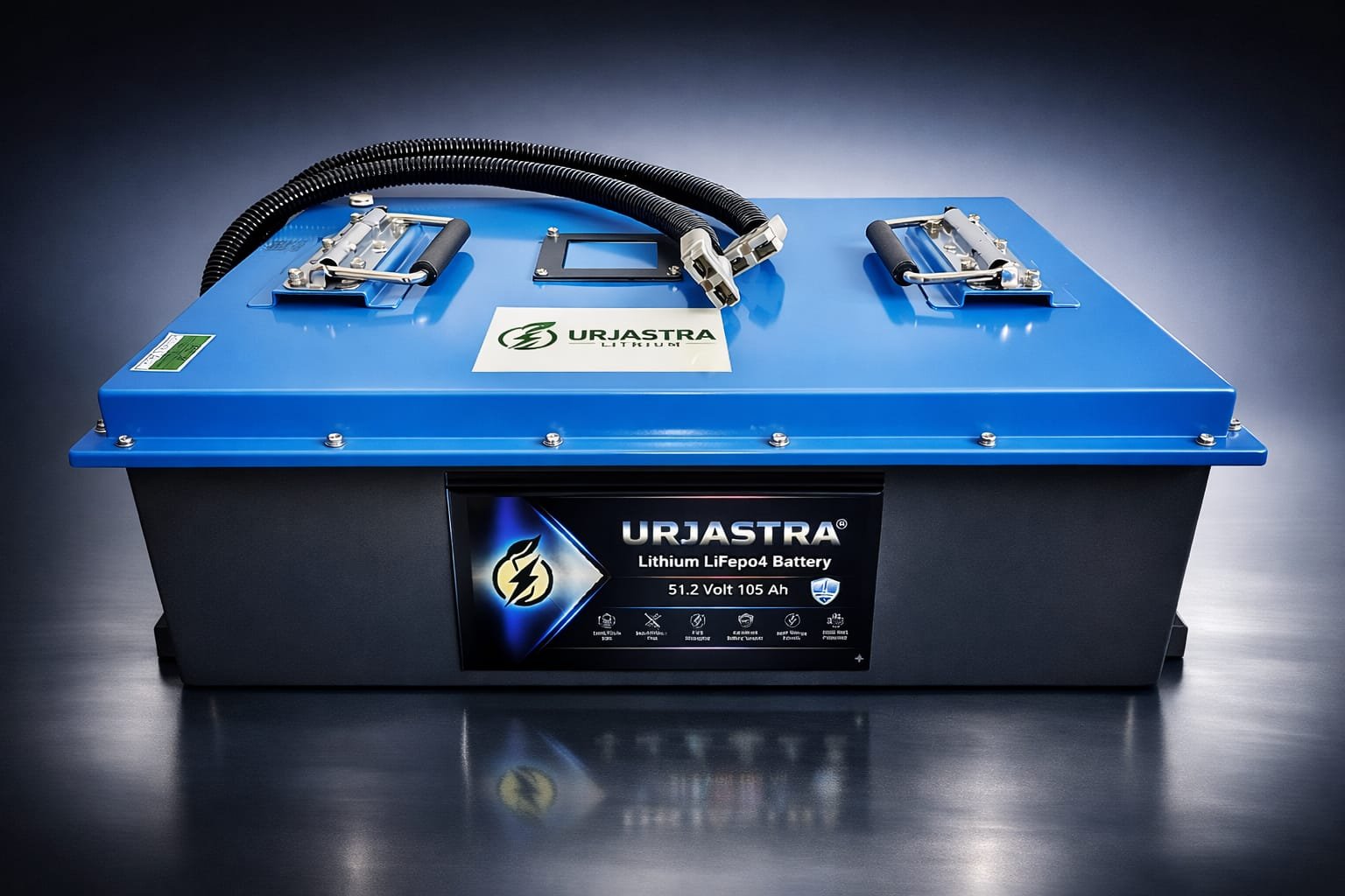 URJASTRA™ 51.2V 105Ah LiFePO4 Lithium Battery for E-Rickshaw | 3 Year Warranty | 3000+ Cycles | Smart BMS | 120KM Range - Image 3