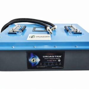 URJASTRA™ 51.2V 105Ah LiFePO4 lithium battery for e-rickshaw with smart BMS and heavy-duty metal casing