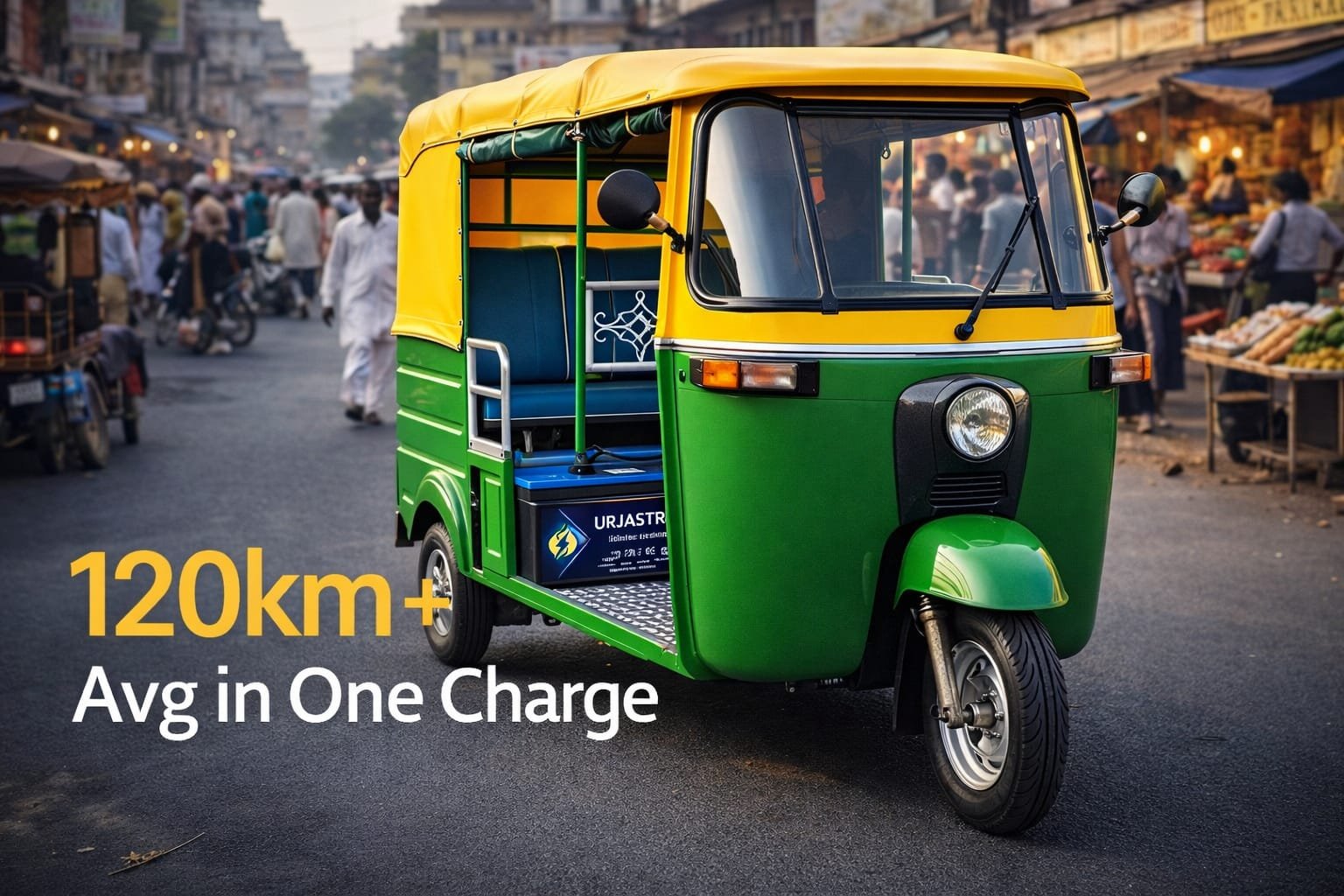 URJASTRA lithium battery pack with metal casing and heavy-duty connectors for EV and solar energy storage